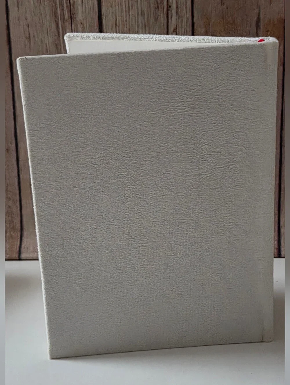 Holiday Velvet Journal with Embellished Christmas Tree Bookmark Included